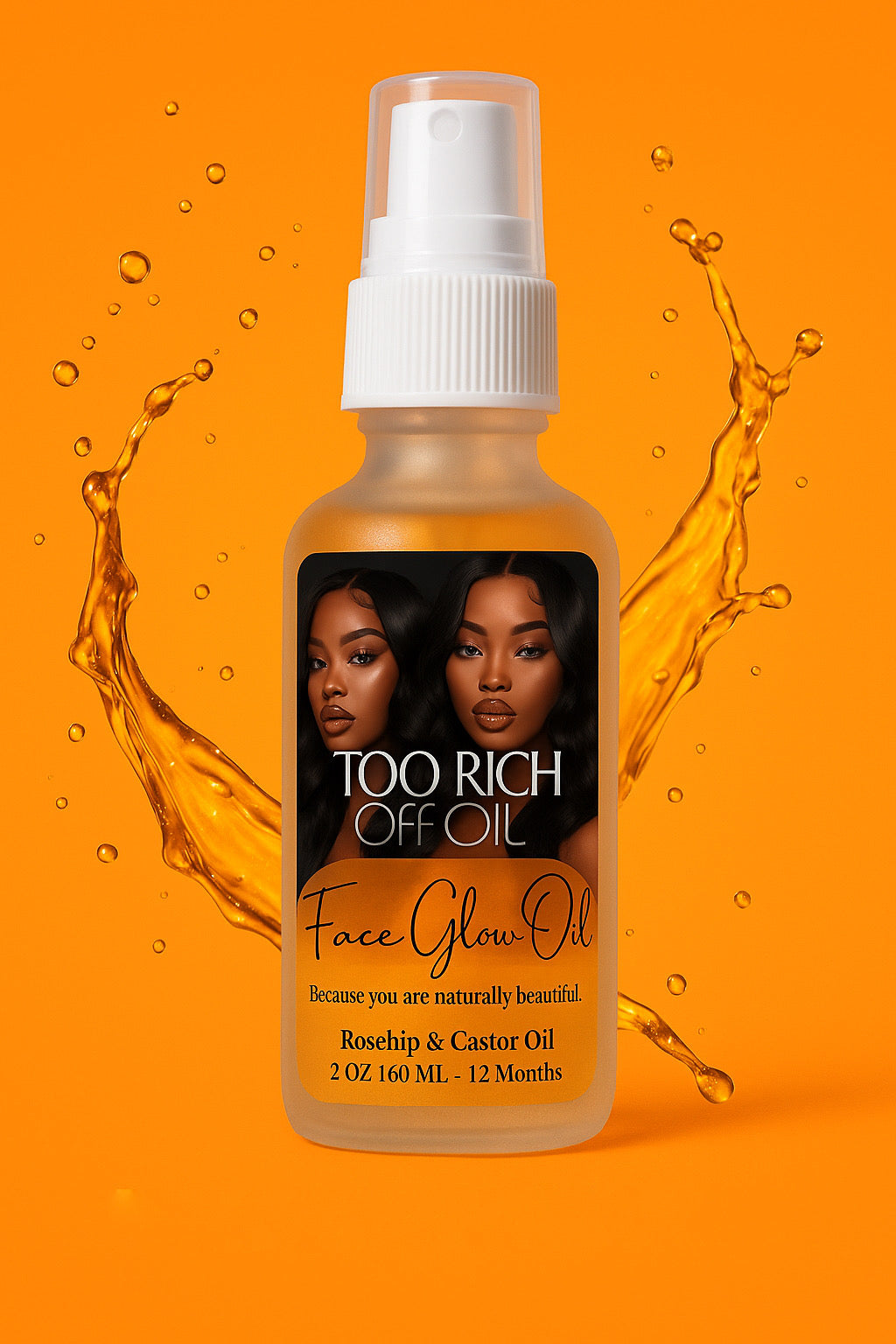 Rose hip & Castor Oil 2oz Face Oil Blend (coming this November)